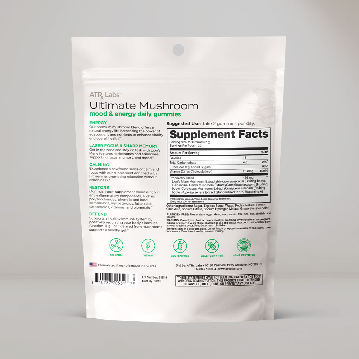 cbdMD Ultimate Mushroom Daily Gummies