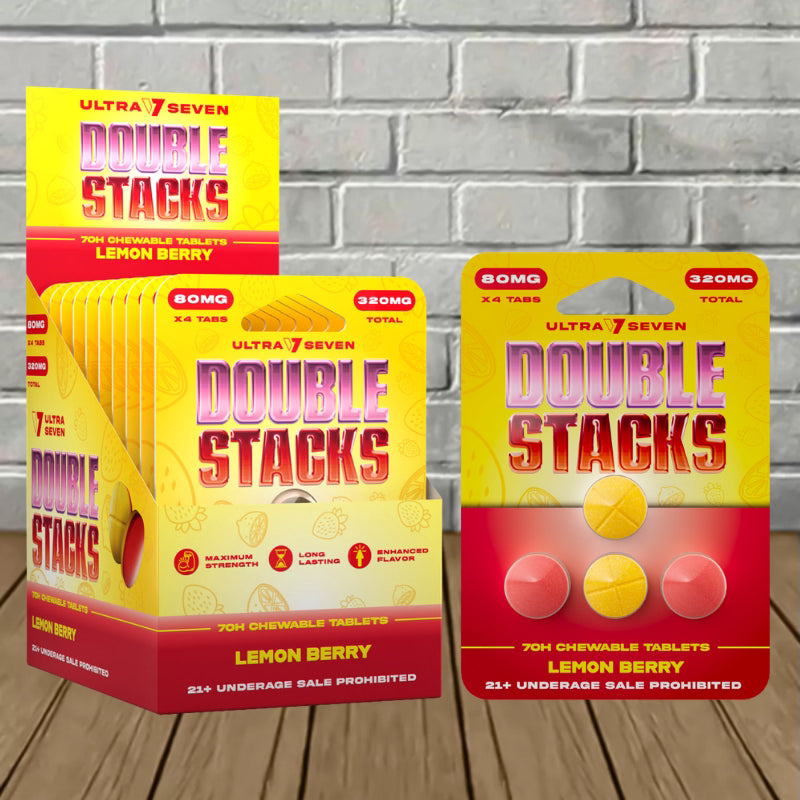 Ultra Seven Double Stacks 7-Oh Chewable Tablets 80mg
