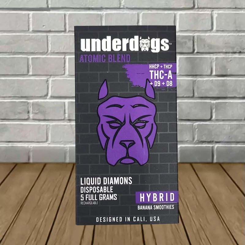 Underdogs THCa Liquid Diamonds Atomic Blend Disposable 5g Best Price