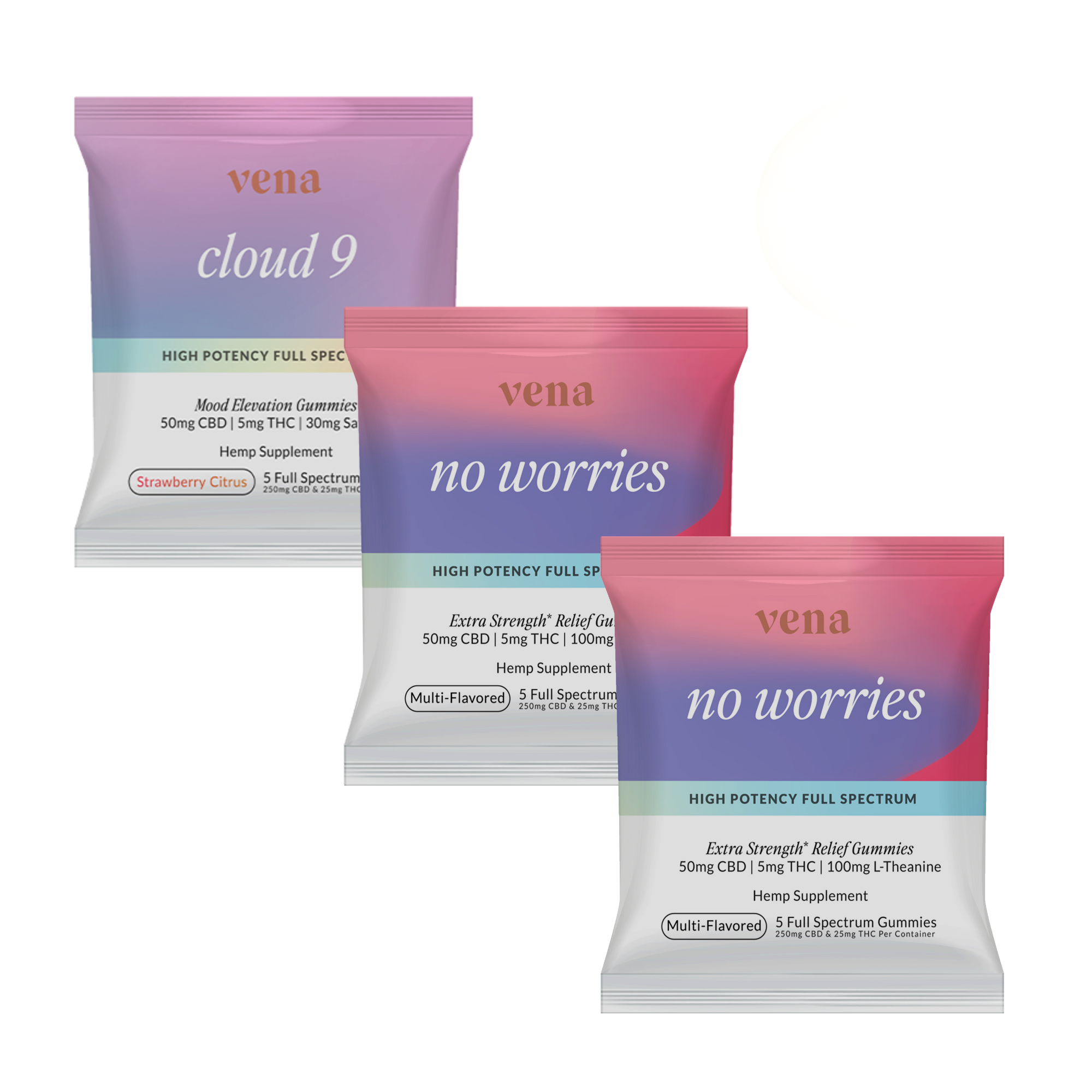 Vena Gummies - 15ct Travel Pack from Vena CBD