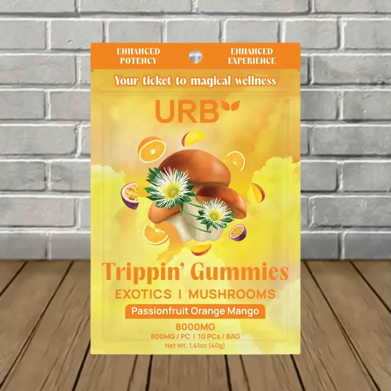 Urb Trippin Gummies Exotics | Mushrooms 8000mg