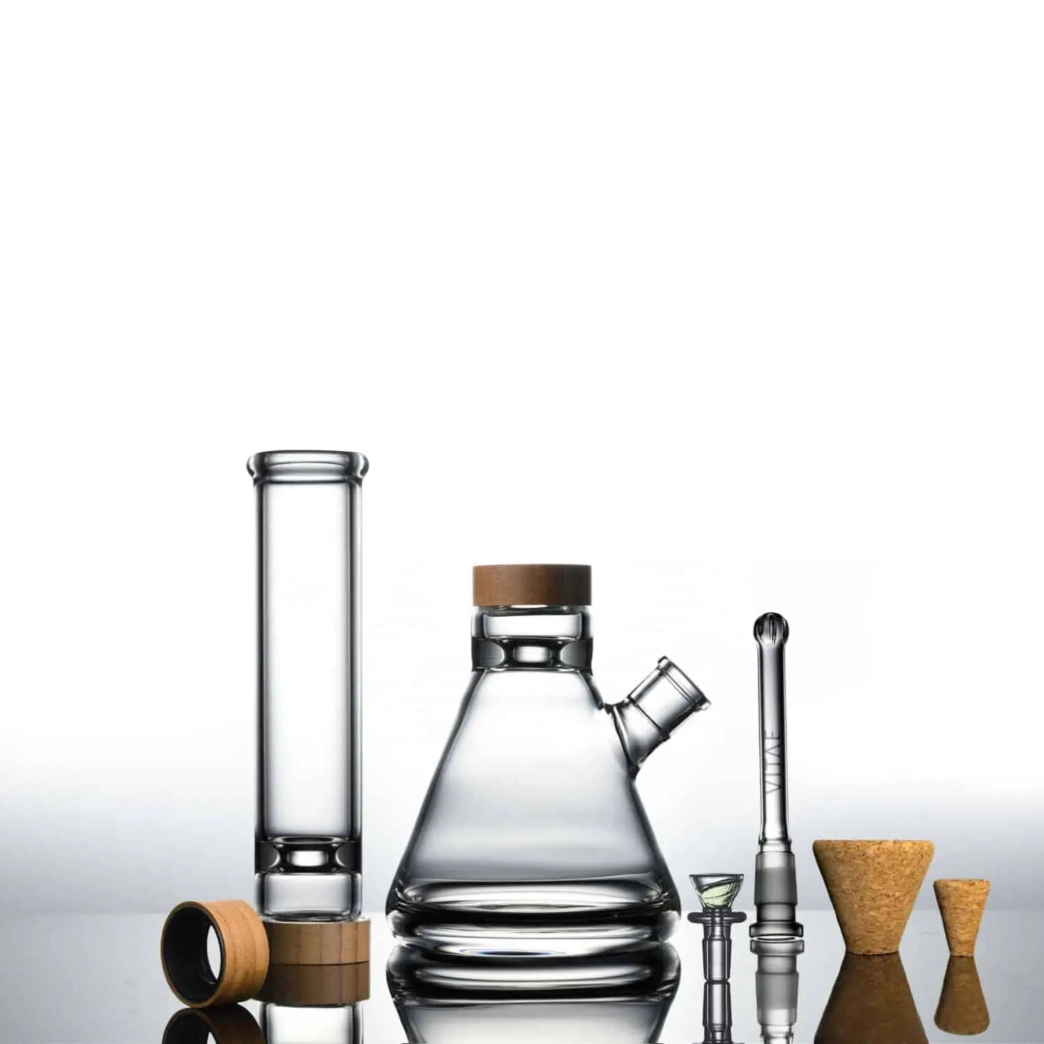 16" Classic Beaker Bong & Staze Preserve Jar