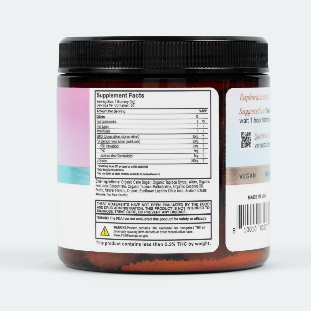 Vena CBD Cloud 9 Mood Enhancing Gummy - 50mg