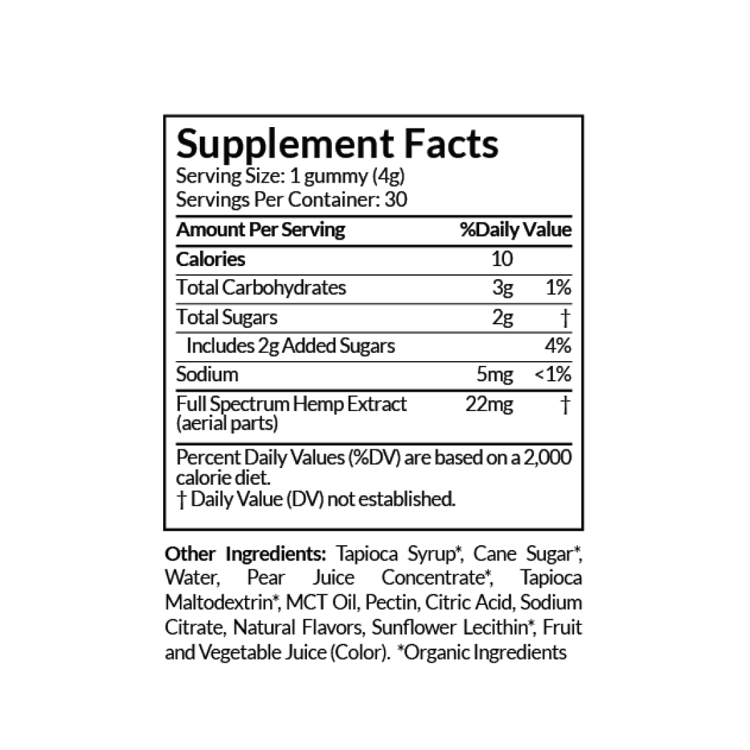 Vena CBD xtra bliss High Potency Hemp Gummies