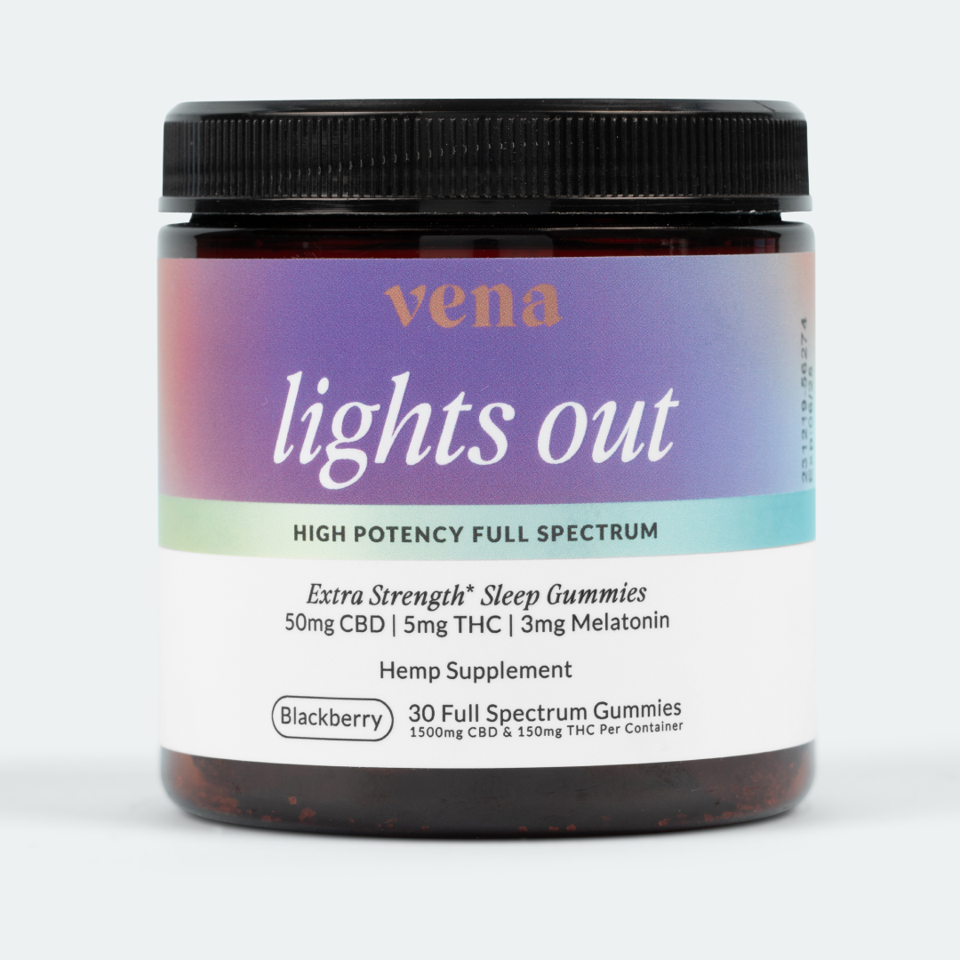 Vena CBD Lights Out Extra Strength Sleep Gummies (Free)