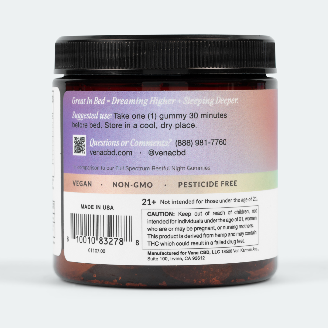 Vena CBD Lights Out Extra Strength Sleep Gummies