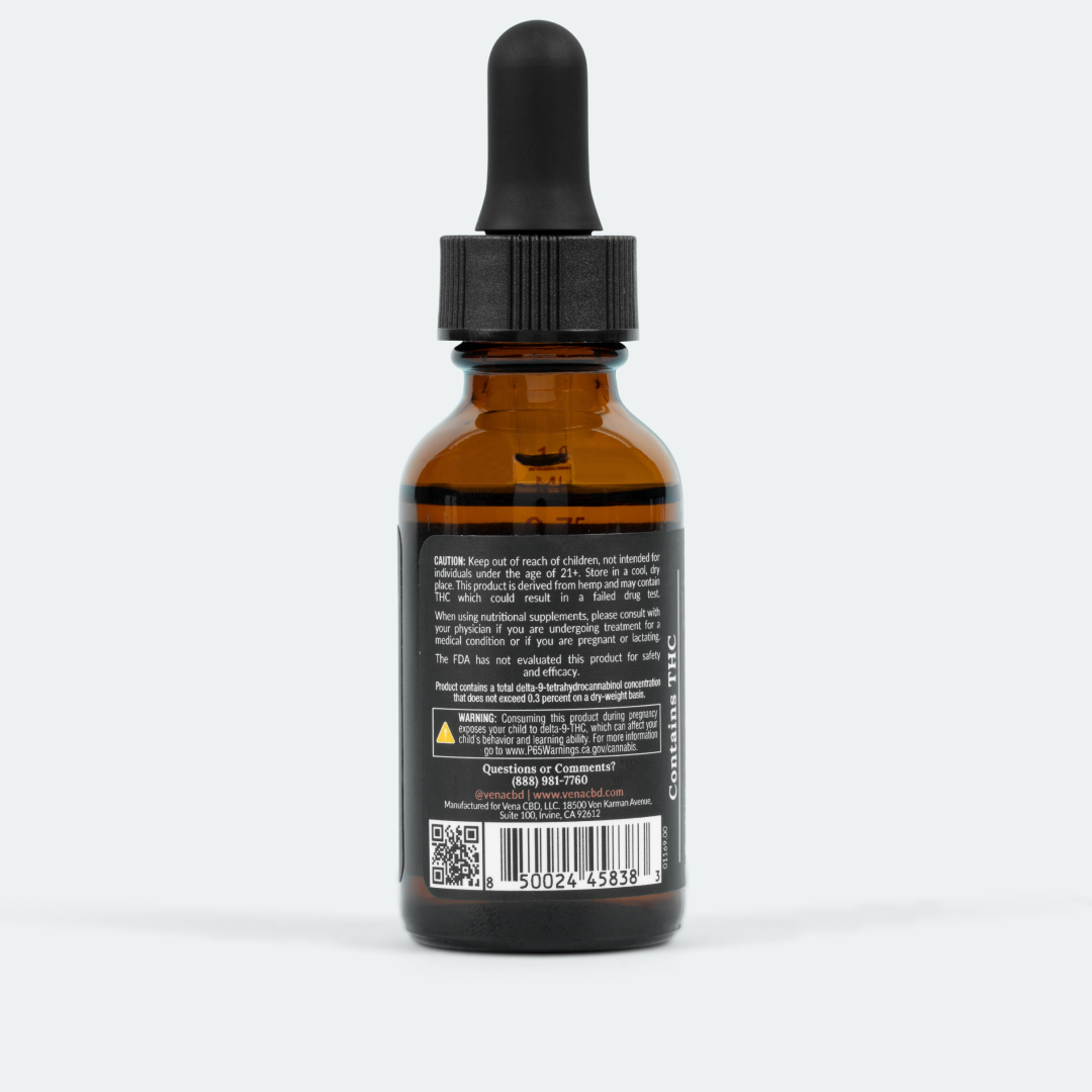 Vena CBD Full Spectrum CBD Tincture (Free)