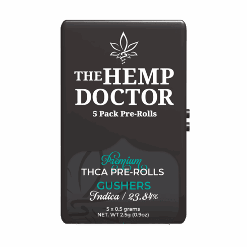 The Hemp Doctor THCA Premium PreRoll Tins (5pk)