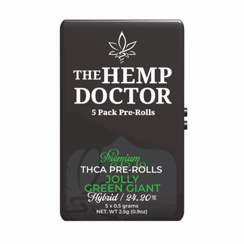 The Hemp Doctor THCA Premium PreRoll Tins (5pk)