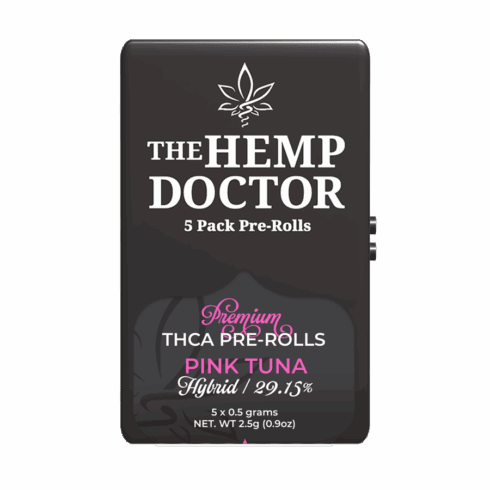 The Hemp Doctor THCA Premium PreRoll Tins (5pk)