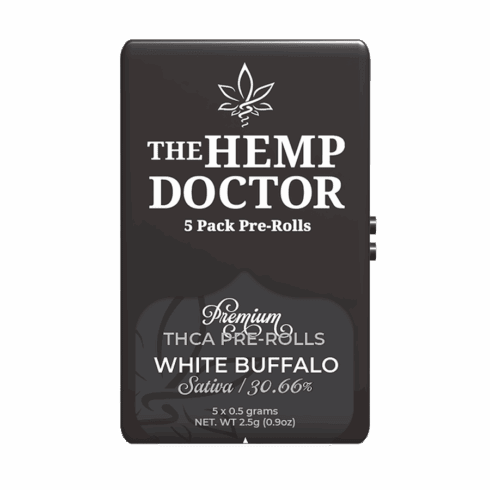 The Hemp Doctor THCA Premium PreRoll Tins (5pk)