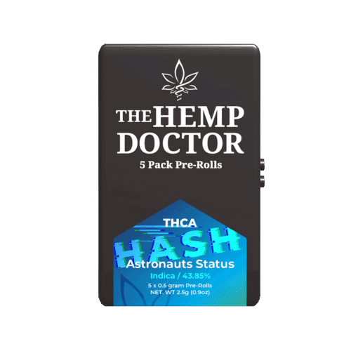 The Hemp Doctor THCA Bubble Hash Infused PreRoll Tins (5pk)