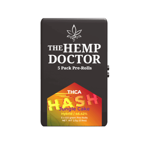 The Hemp Doctor THCA Bubble Hash Infused PreRoll Tins (5pk)