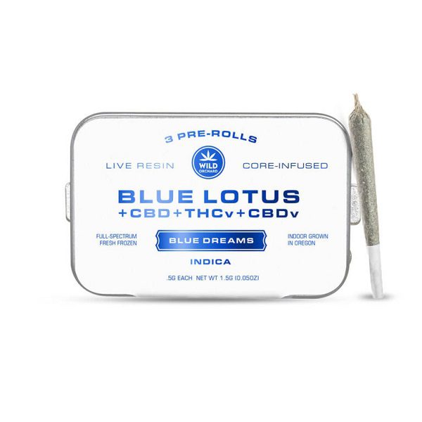 Wild Orchard Blue Lotus CBD THCv Pre-Rolls Best Price
