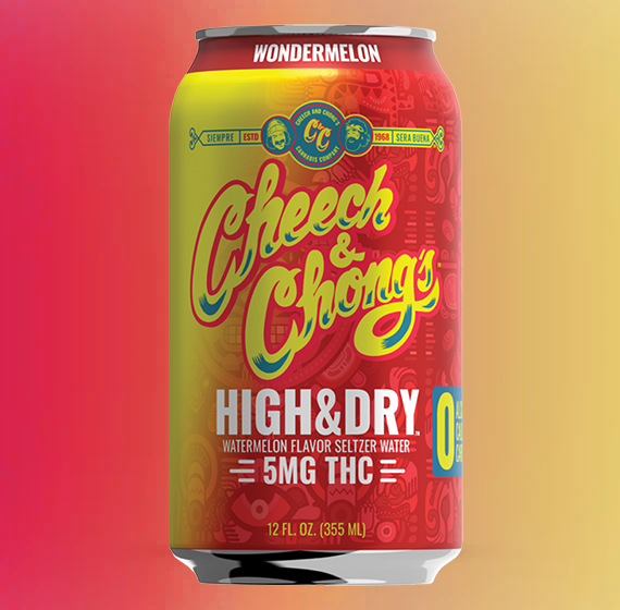 Wondermelon- HIGH AND DRY THC Infused Seltzer Water