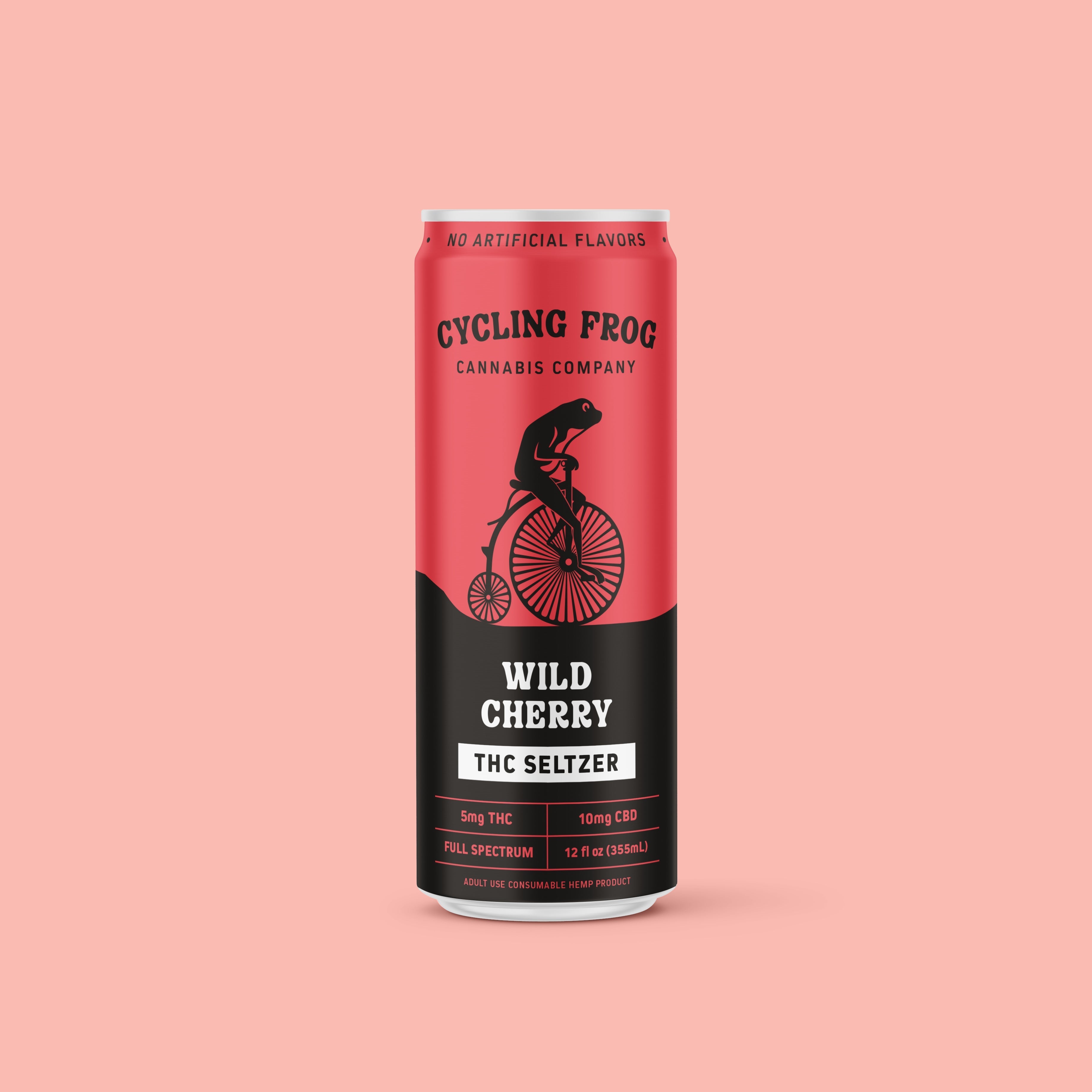 Cycling Frog Wild Cherry THC Seltzer, 6pk