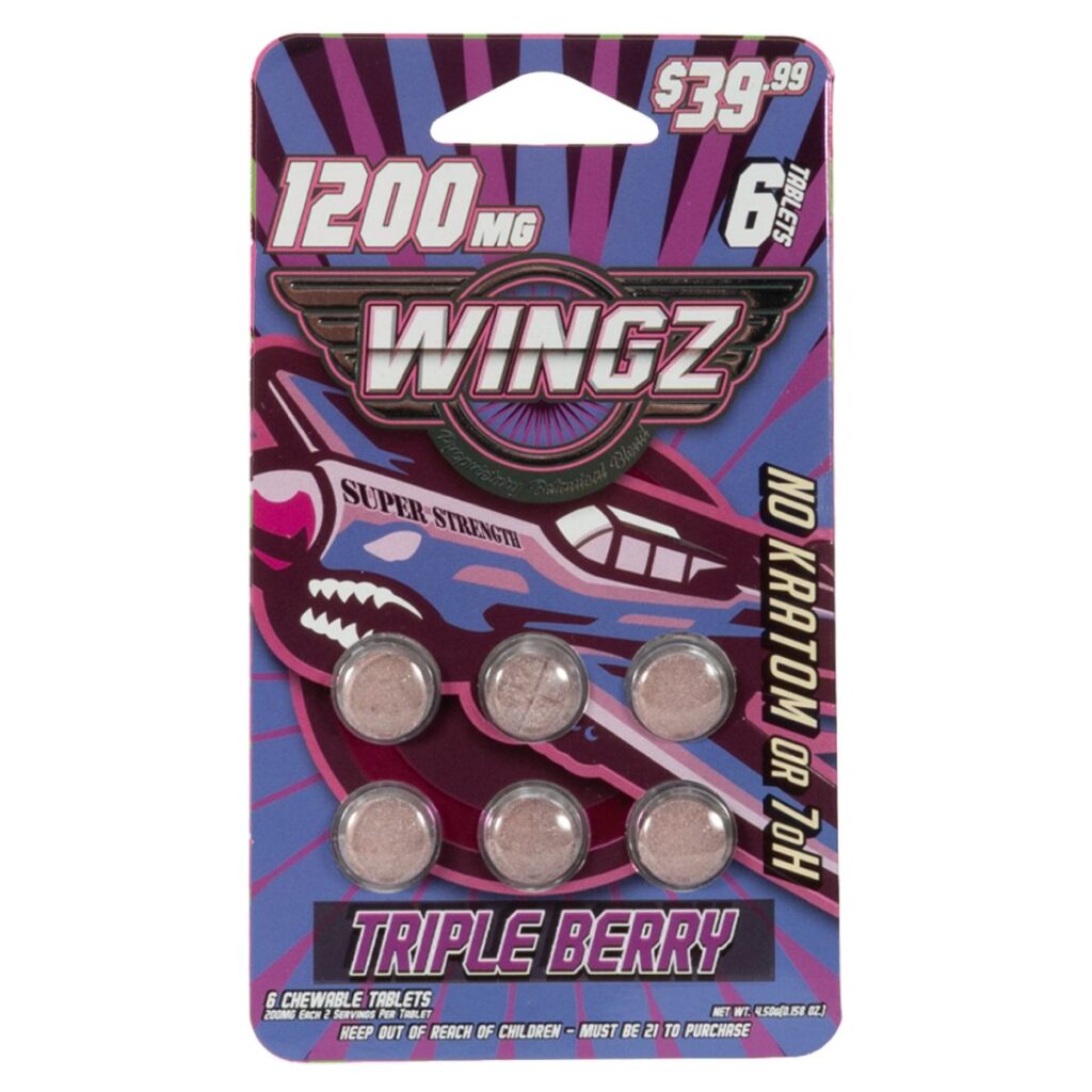 Wingz 1200mg Super Strength Botanical Blend Tablets 6pk