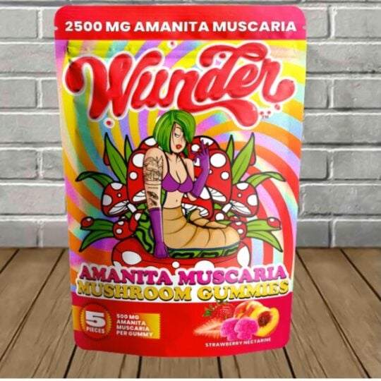 Wunder Mushroom 12000mg + Kava 1000mg Gummies 10ct