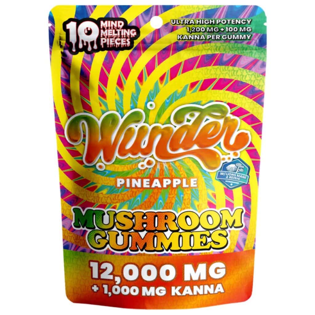 Wunder High Potency Mushroom Gummies 10ct