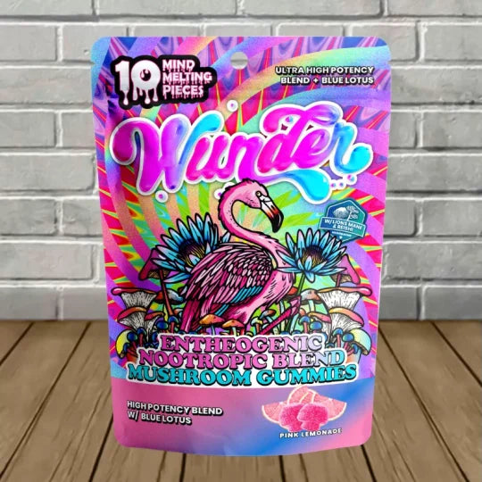 Wunder Mushroom 12000mg + Kava 1000mg Gummies 10ct
