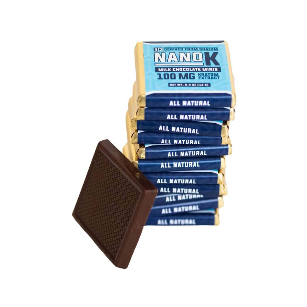Nano K Kratom Extract Milk Chocolate Minis (3ct Bag)