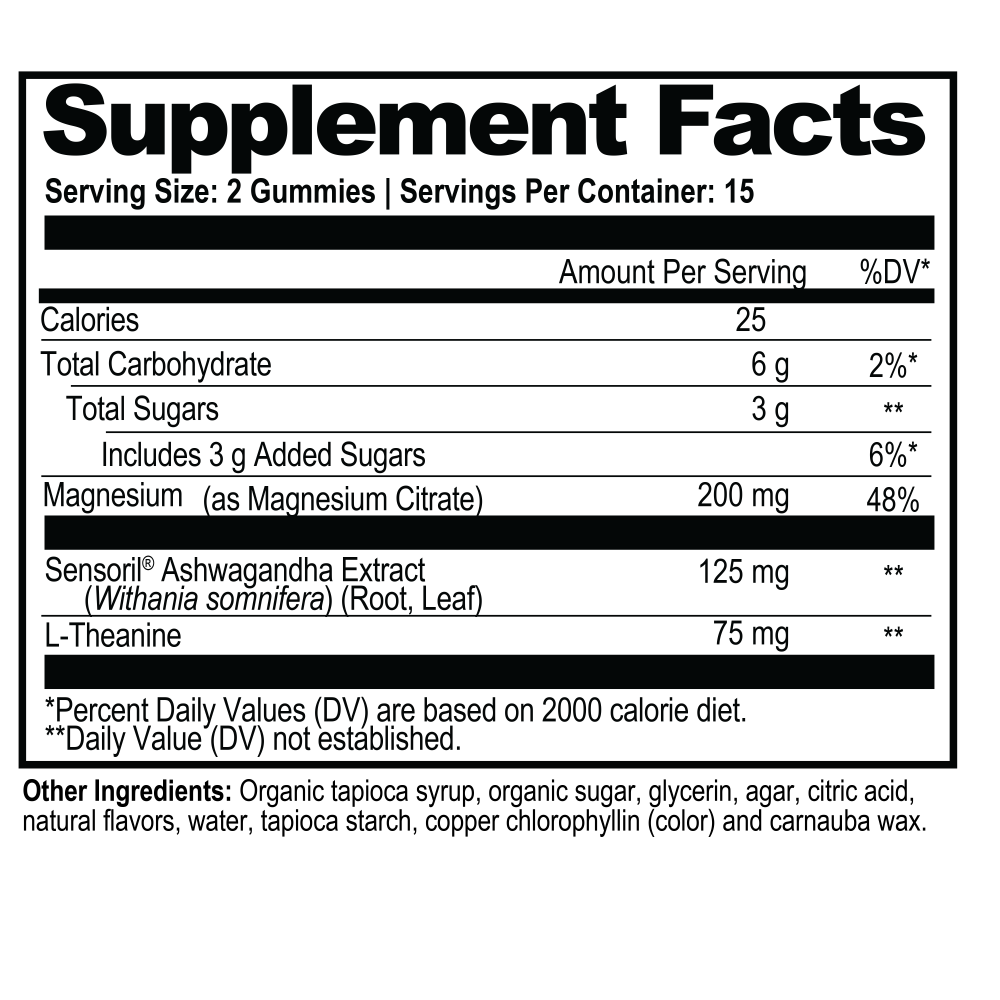 Magnesium Gummy Stack