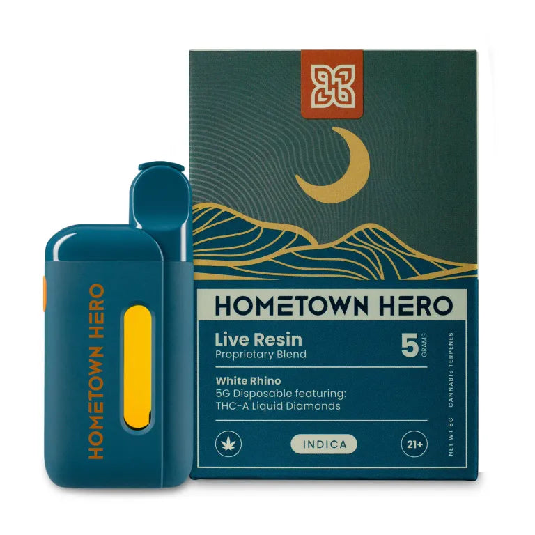 Hometown Hero Live Resin THCA Liquid Diamonds Disposable - 5g Best Price
