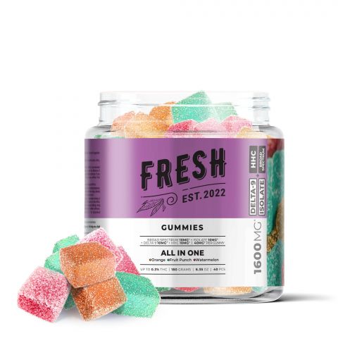 All In One Gummies - Delta 9 - 1600mg - Fresh Best Price