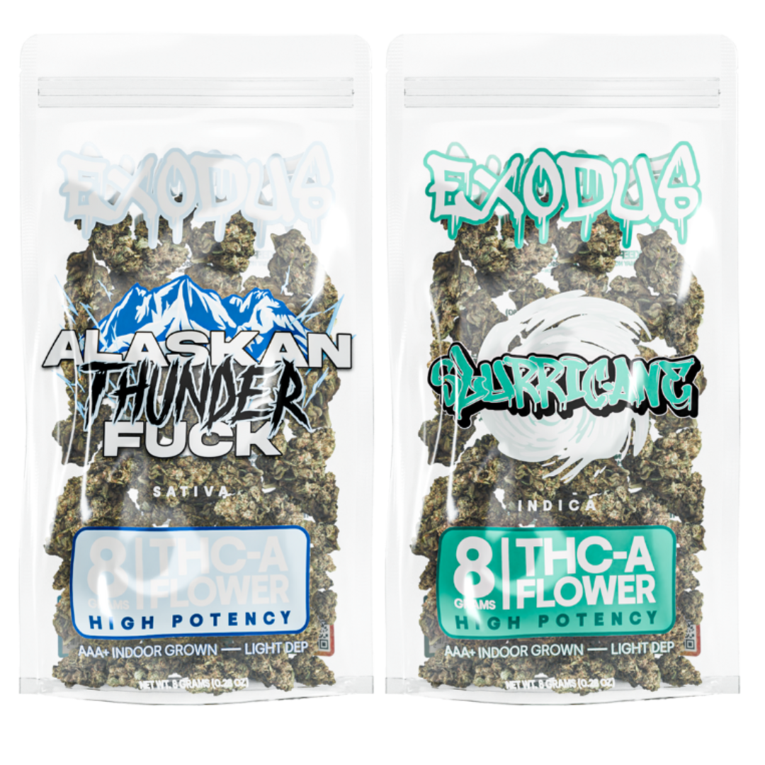 Exodus Alaskan Thunder Fuck & Slurricane Bundle – 16g Flower