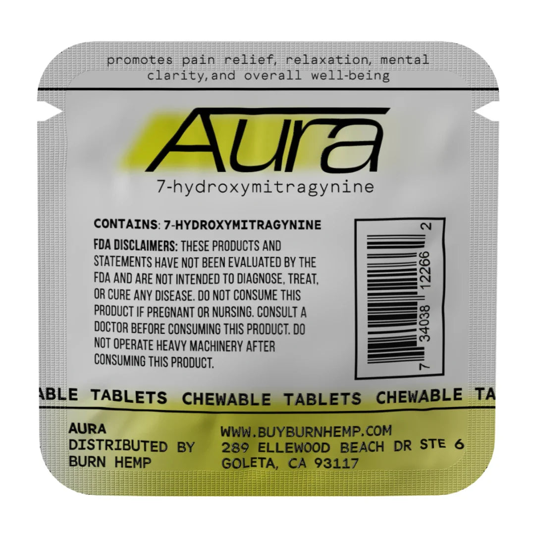 Aura 7-OH Chewable Kratom Tablets 20mg | 2ct