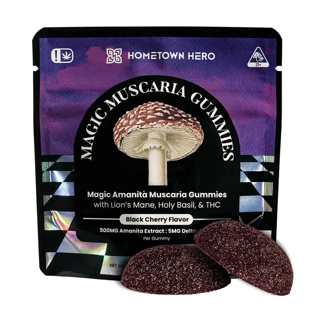 Hometown Hero Amanita Magic Mushroom Gummies - 2000mg Best Price