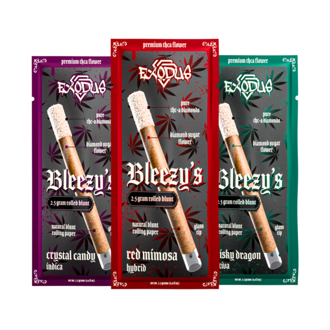 Exodus Bleezy’s Diamond Sugar THC-A Blunts 2.5g