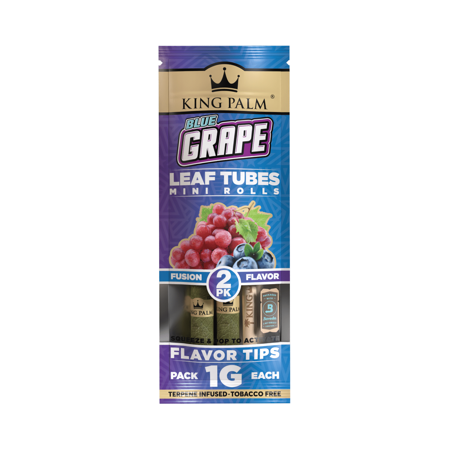King Palm 2 Mini Rolls – Blue Grape Best Price
