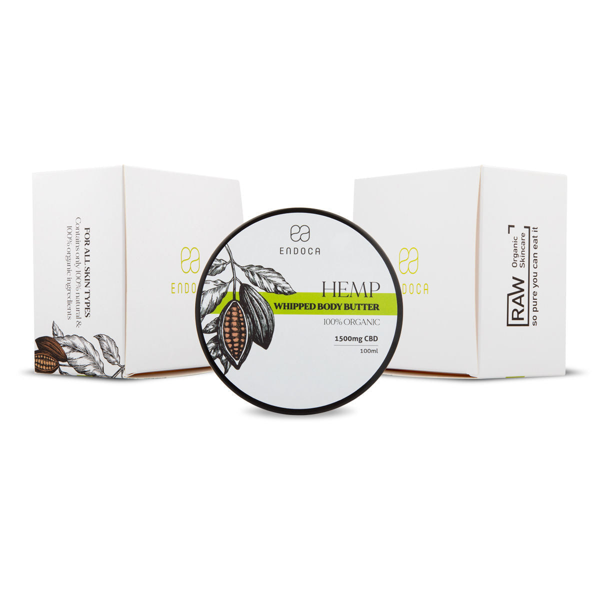 Endoca DE MIT 300-1500 MG CBD ANGEREICHERTE CREME