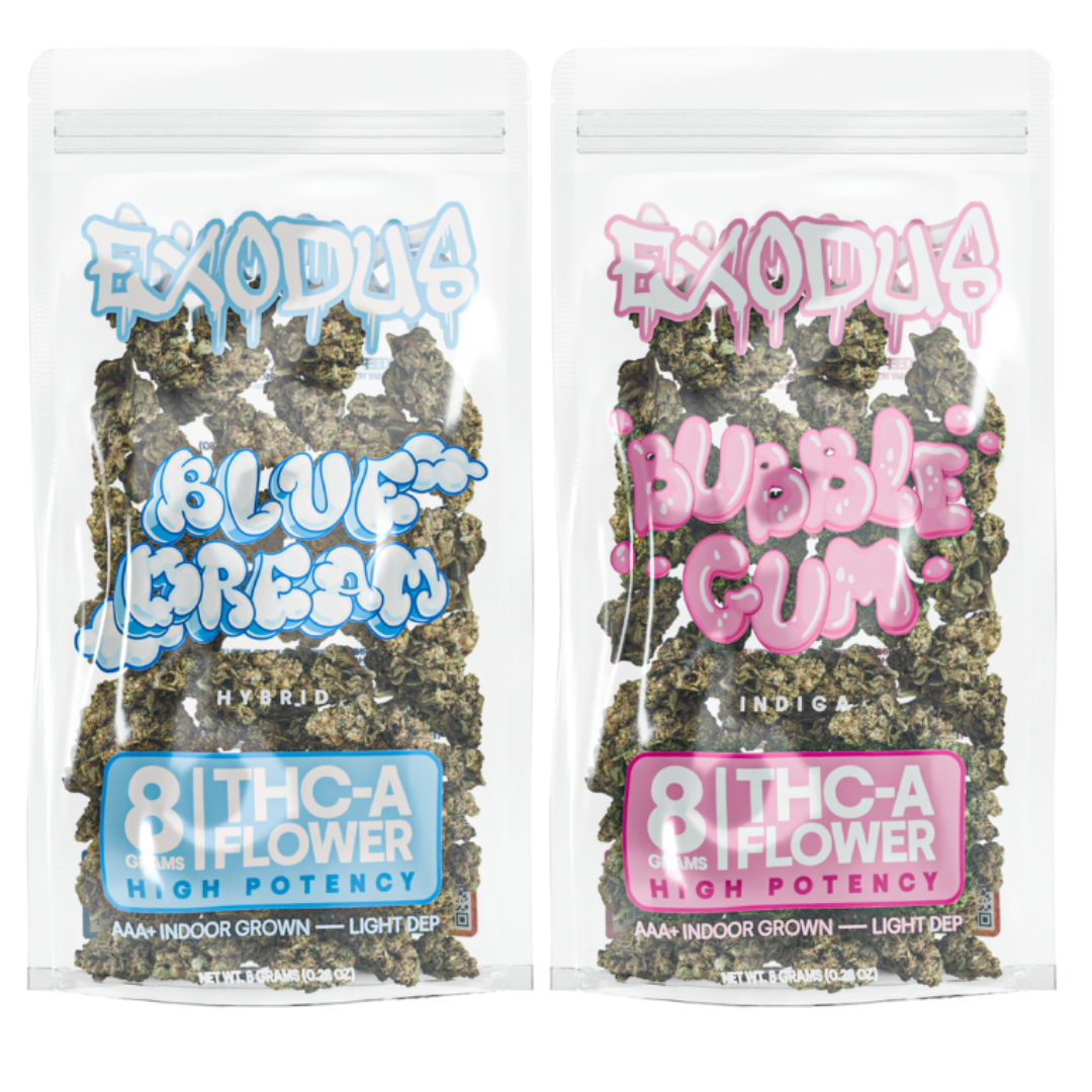 Exodus Bubble Gum & Blue Dream Bundle – 16g Flower