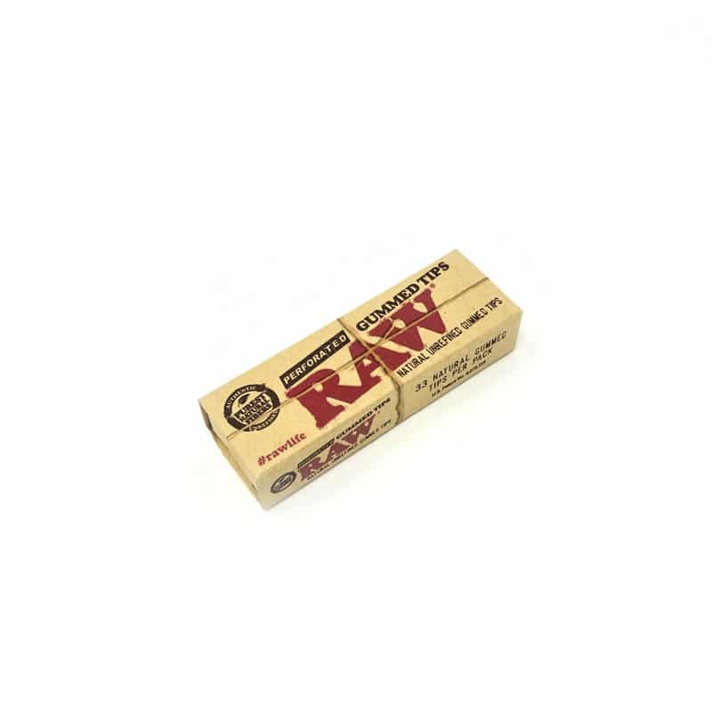 Raw Perforated Gummed Tips 33 Pack Best Sales Price - CBD