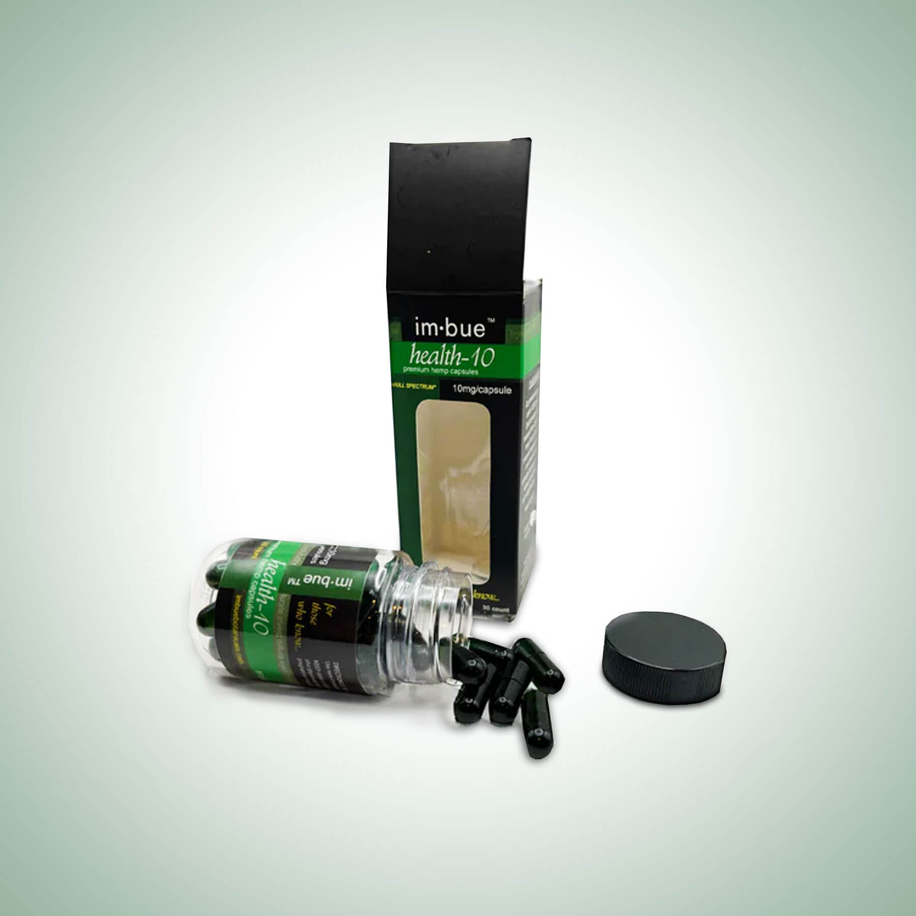 Imbue 10mg CBD Capsules of Full Spectrum Hemp Extract