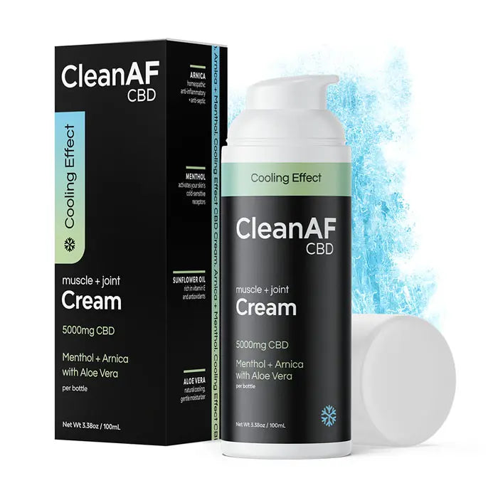 Cooling Pain Relief Cream with CBD and Menthol