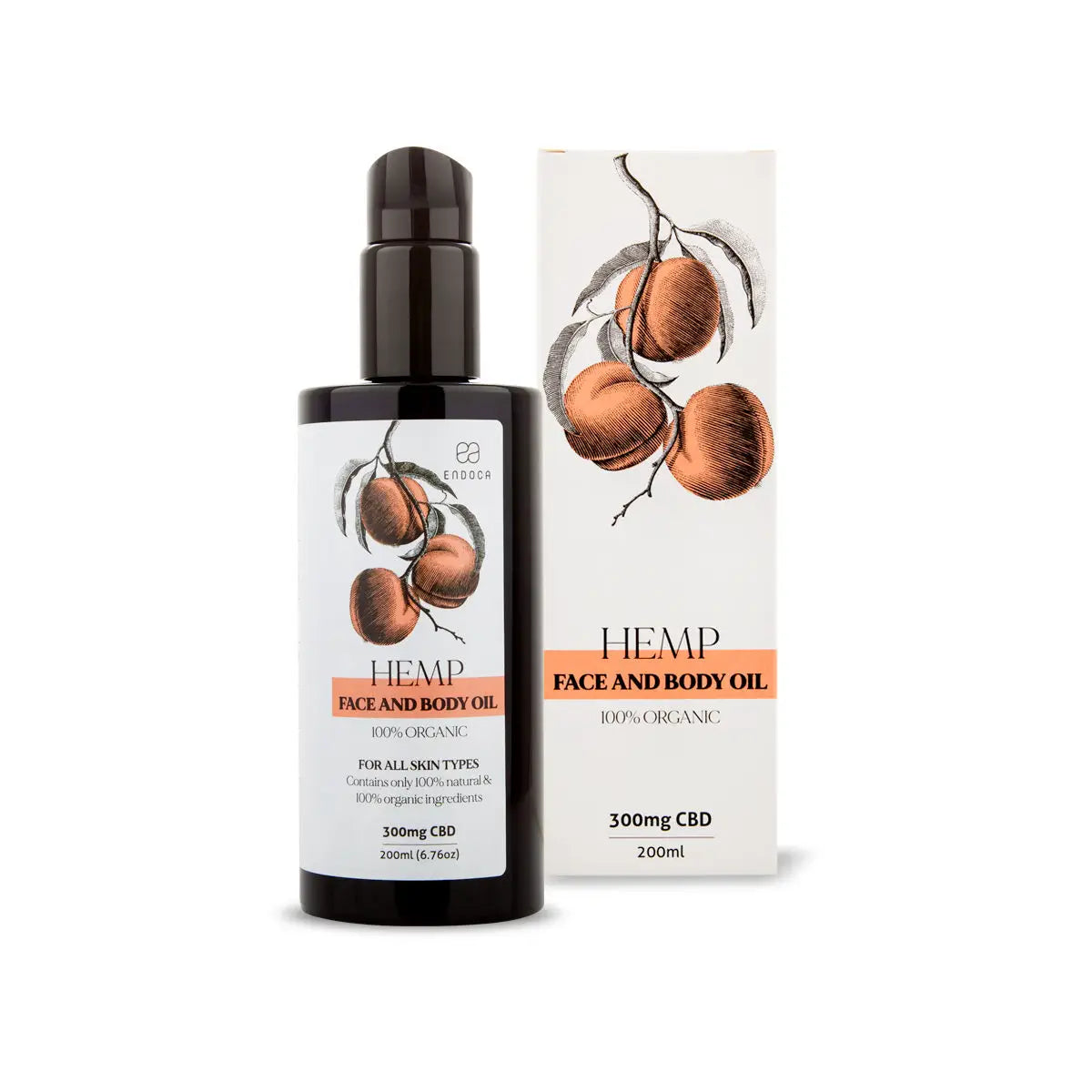 Endoca CBD face and body oil 1.5mg CBD/ml