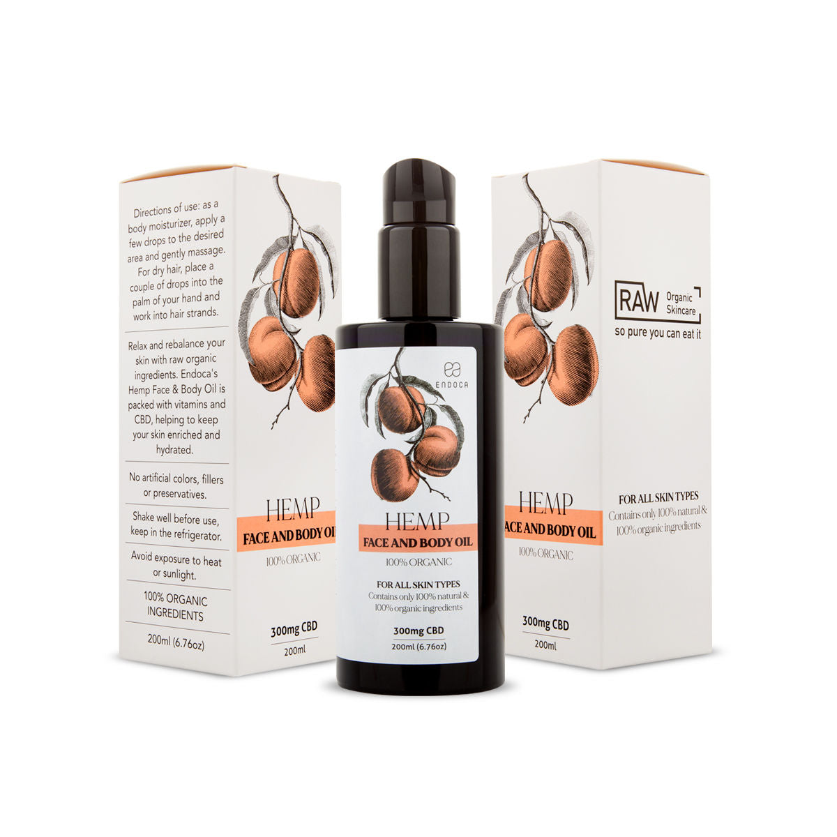 Endoca DE CBD Gesicht und Körper Öl 1.5MG CBD/ML