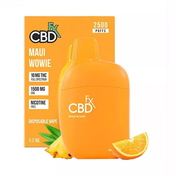CBDfx 2500 Puffs Disposable 10mg THC+1500mg CBD Best Price