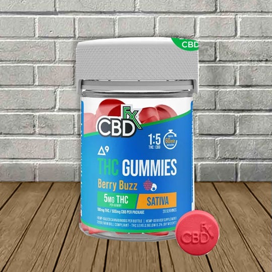 CBDfx Delta 9 THC + CBD Gummies Berry Buzz Best Price