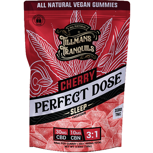 Tillmans Tranquils Melatonin CBD Gummies with CBN �Cherry Best Price