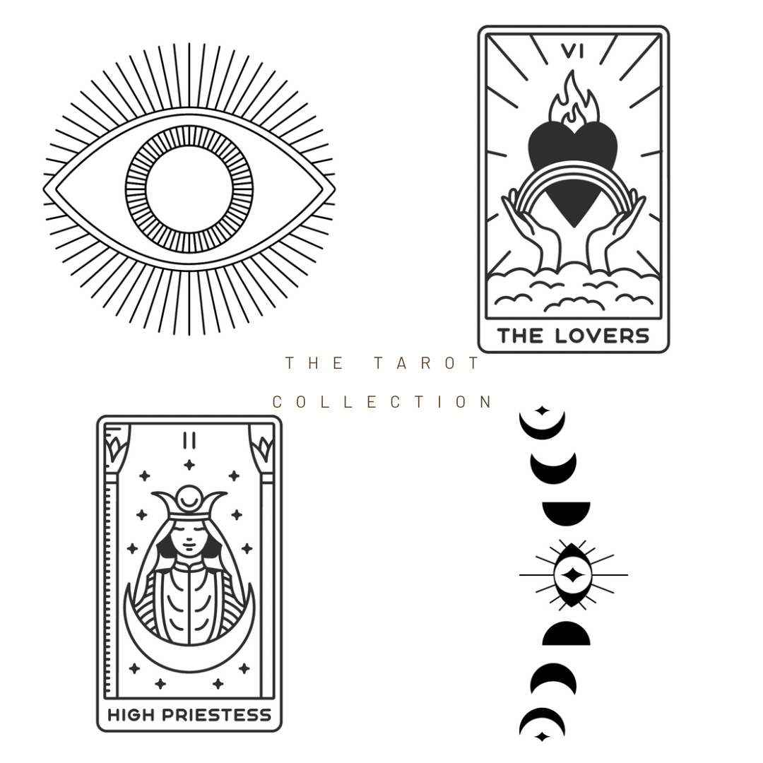 CBD temporary tattoos - The Tarot Collection