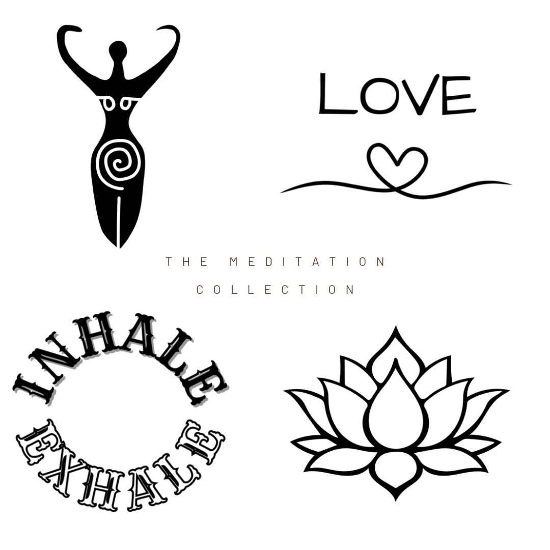 CBD temporary tattoos - The Meditation Collection