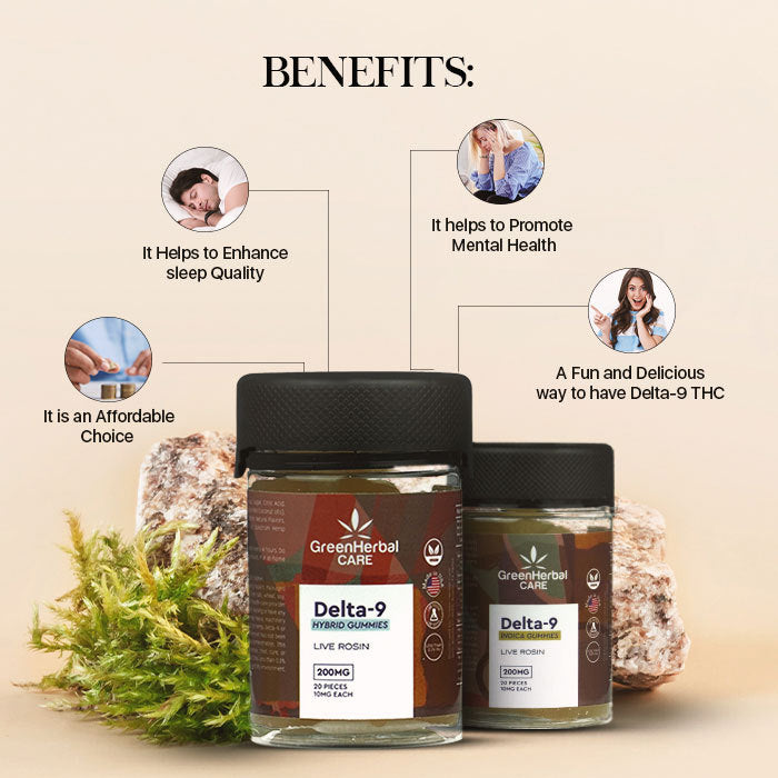 GHC Delta-9 THC Live Rosin Gummies Best Price