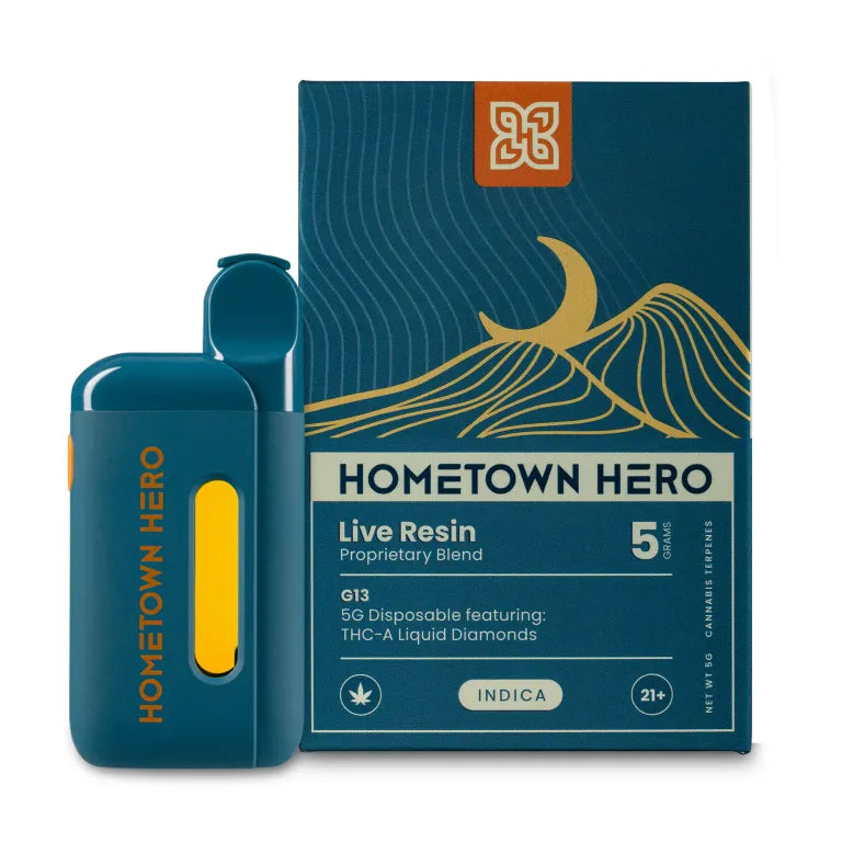Hometown Hero Live Resin THCA Liquid Diamonds Disposable - 5g Best Price