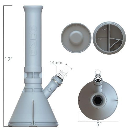 EYCE Silicone Beaker Bong with Ice Catcher and Hidden Jar Best Sales Price - Bongs