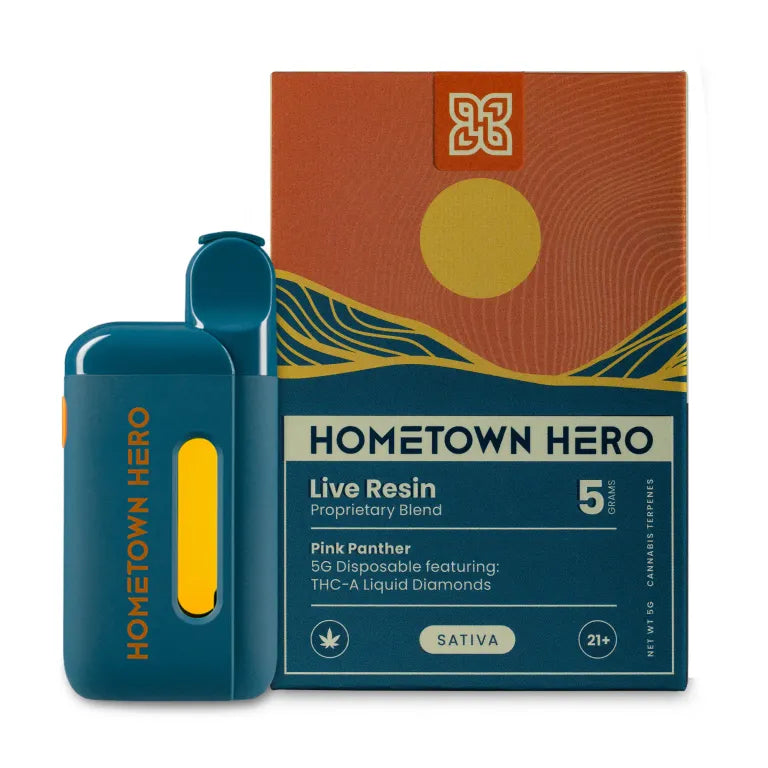Hometown Hero Live Resin THCA Liquid Diamonds Disposable - 5g Best Price