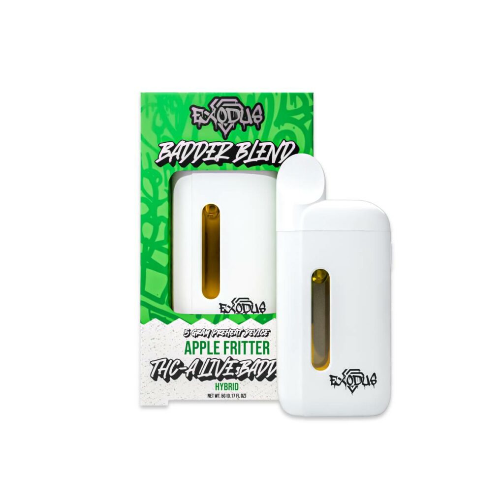 Exodus Badder Blend Preheat THCa Disposable Vape 5 Grams